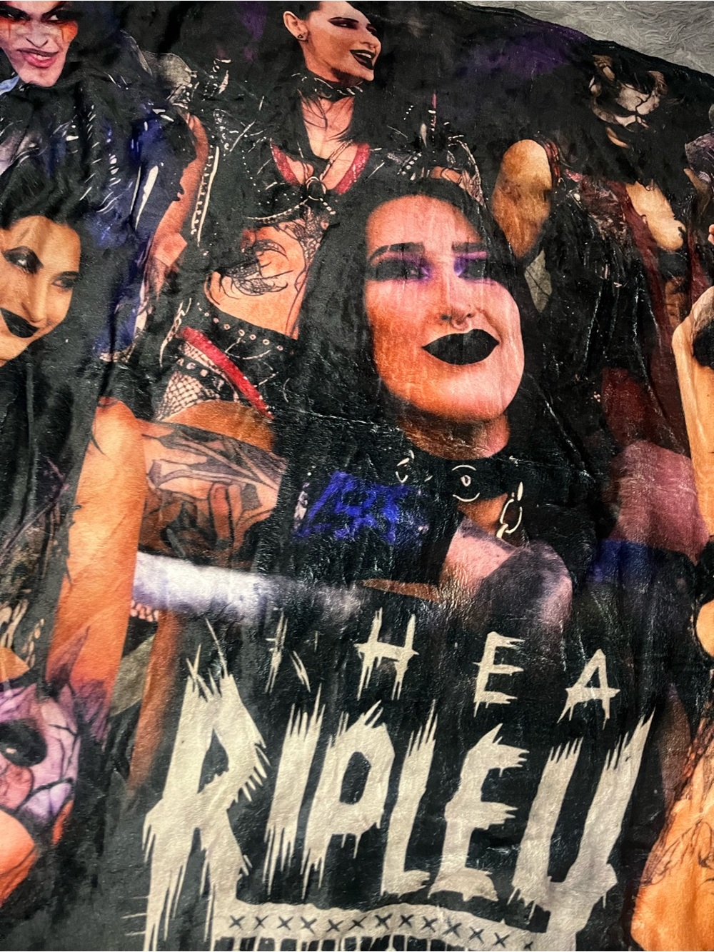 WWE Rhea Ripley Fan Blanket - Picture 3 of 5